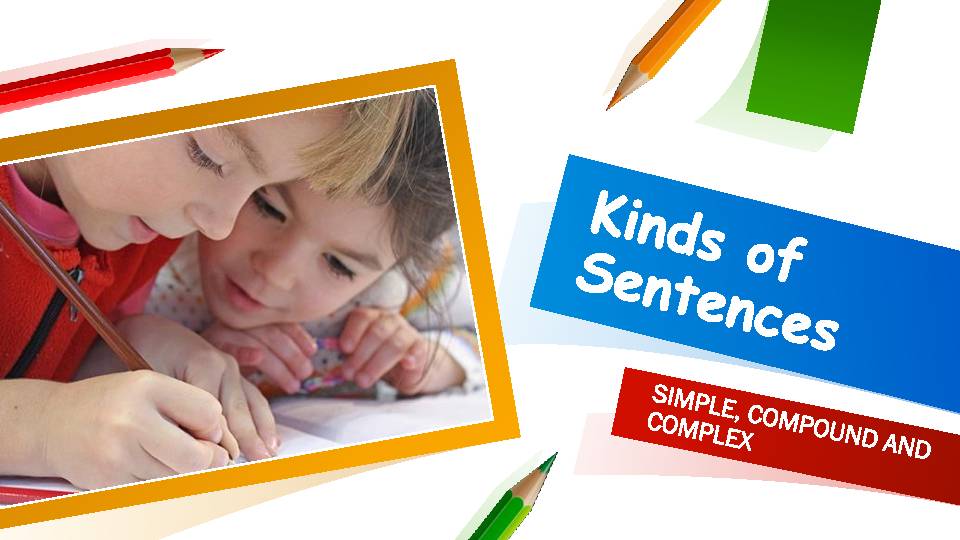 Kinds of Sentences - Simple, Compound and Complex
