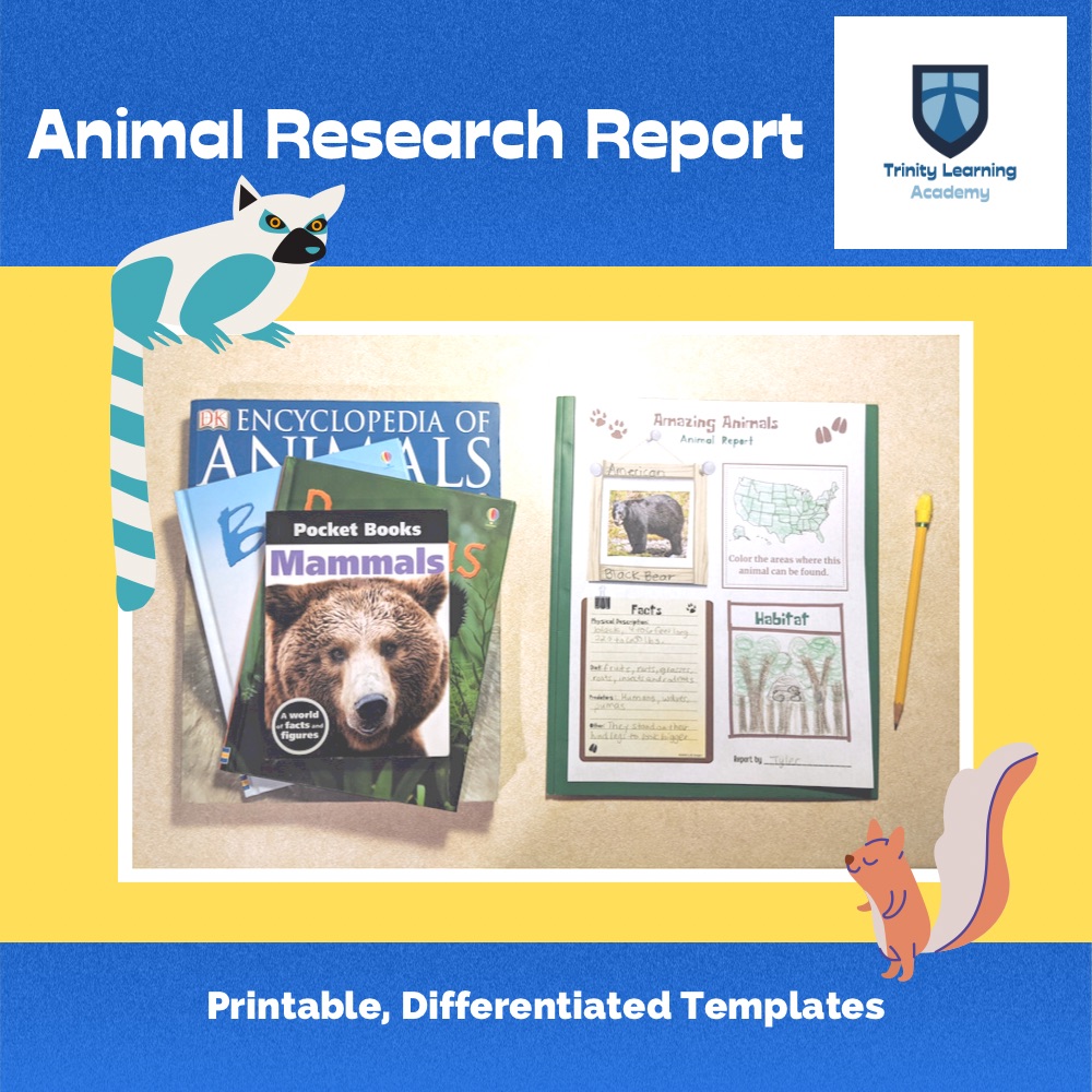 Animal Research Report Graphic Organizer