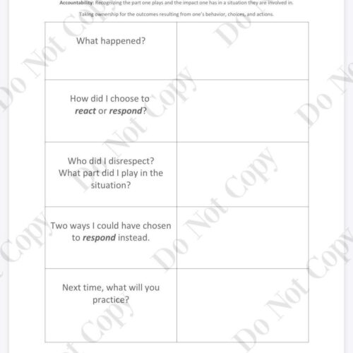 Therapeutic Accountability Worksheet's featured image