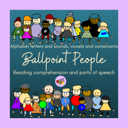 BUNDLE: Ballpoint People Teach the Alphabet *ALL LETTERS A-Z*'s featured image