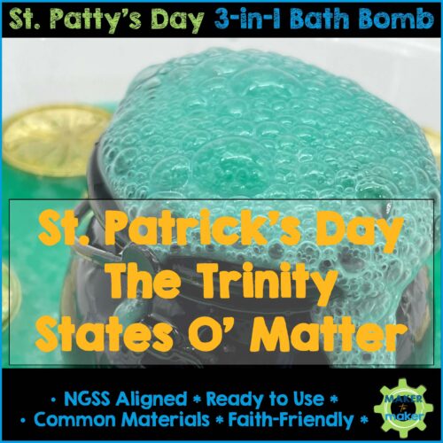 St. Patrick's Day Science Bath Bomb's featured image