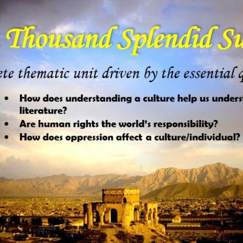 A Thousand Splendid Suns study guide with Farsi vocab, 3 paragraphs, KEY's featured image