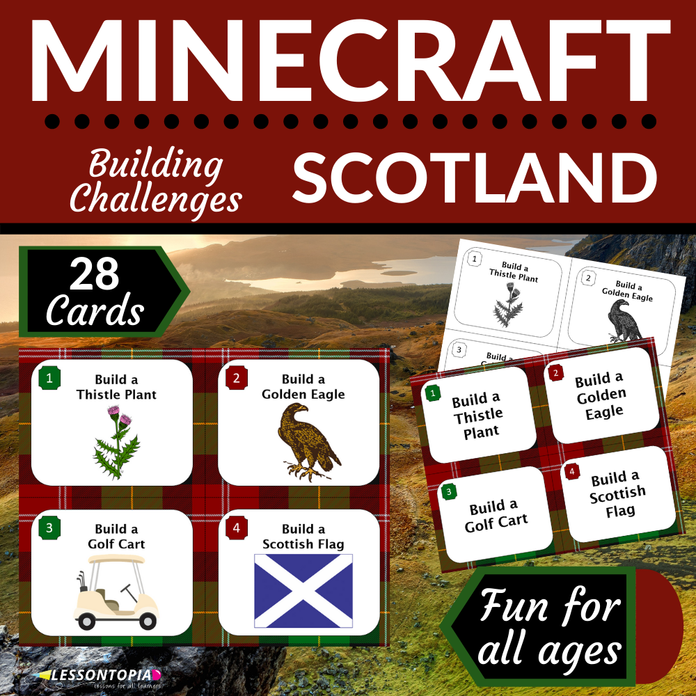 Minecraft Challenges | Scotland | STEM Activities