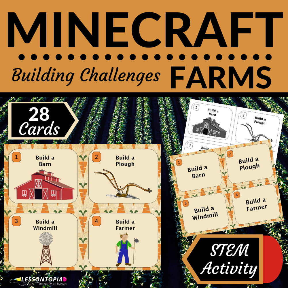 Minecraft Challenges | Farm | STEM Activities