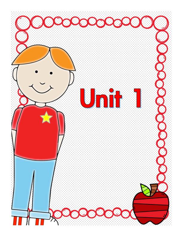 Wonders Unit and Weekly Lesson Labels