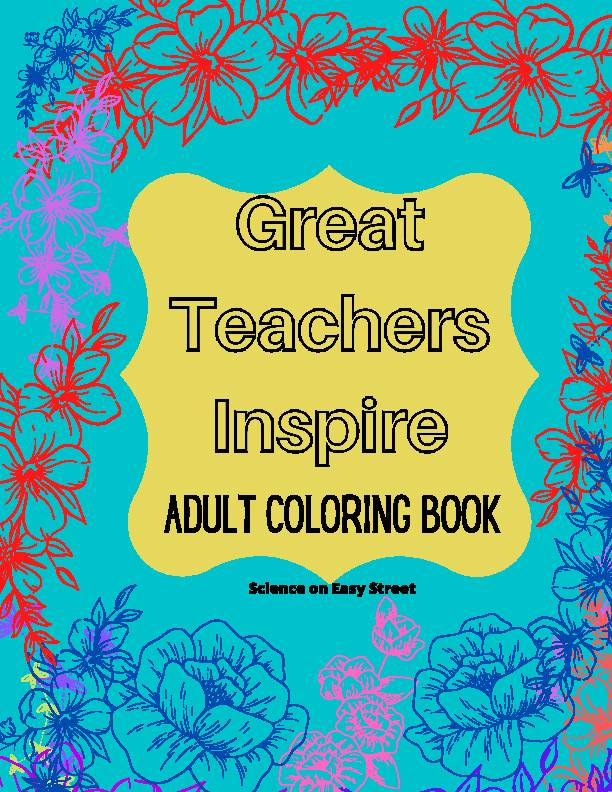 Adult Coloring Book for Teachers