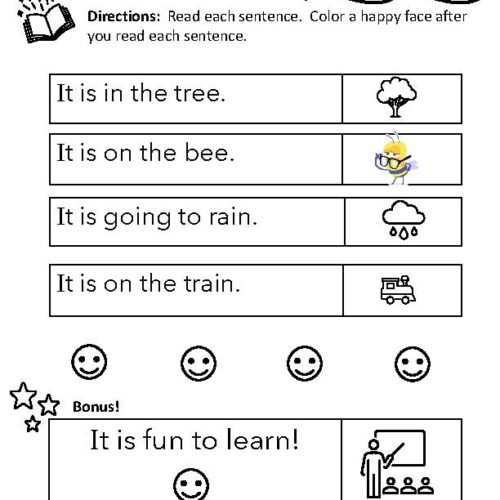 Sight Word It Reading Practice's featured image
