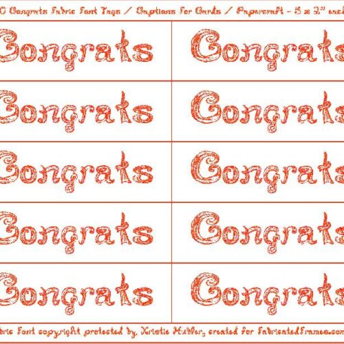 10 Congrats Captions Tags Printable For Cards With Red Glitter Color Fabric Font's featured image
