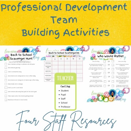 Professional Development Team Building Games's featured image