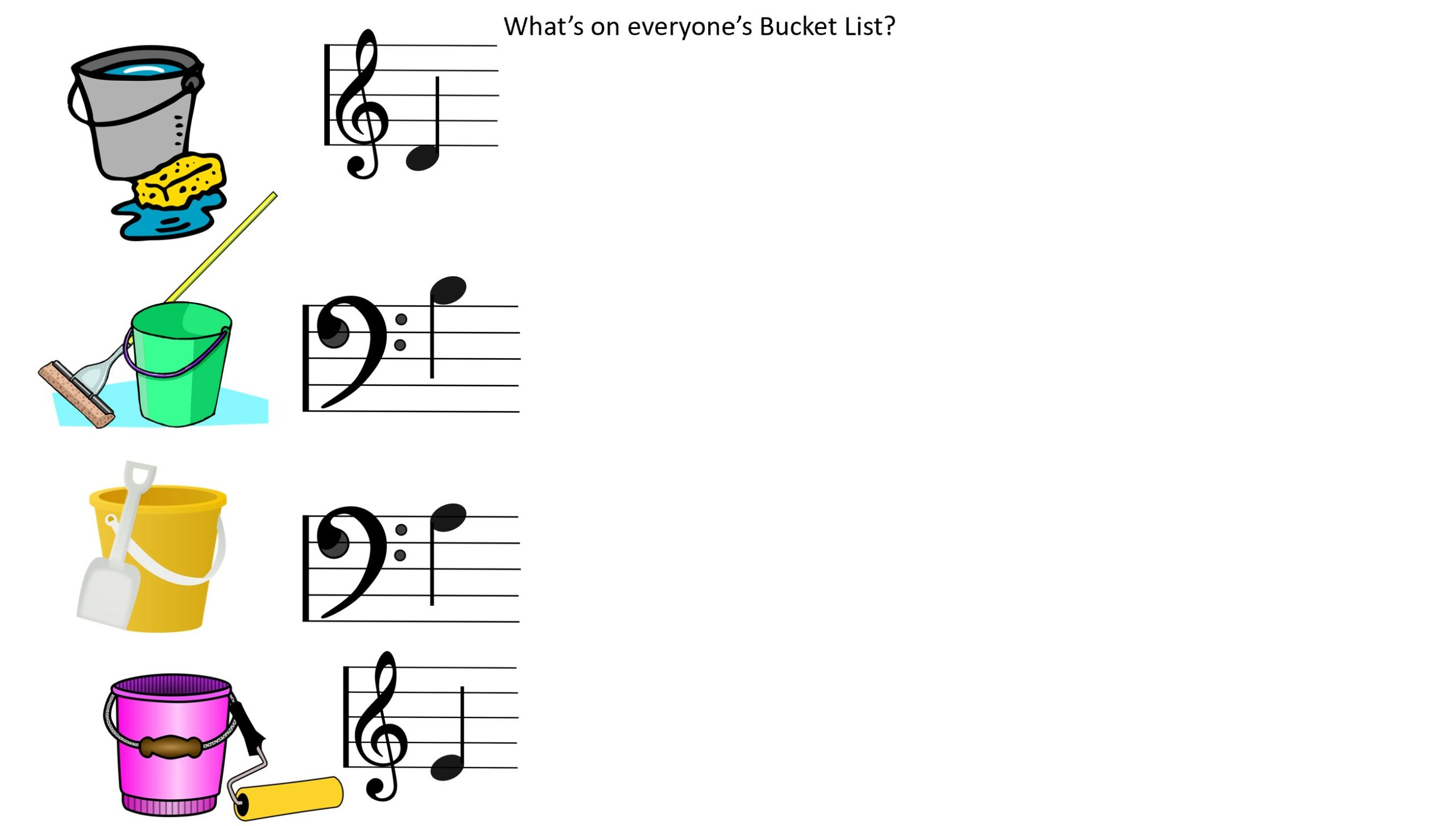 Bucket List - Interactive Music Theory Game