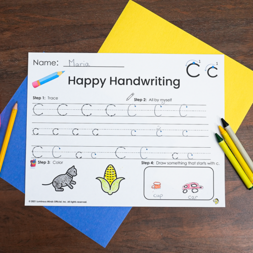Handwriting Letter C Worksheet's featured image