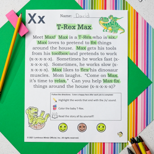 Reading Practice: Letter X's featured image