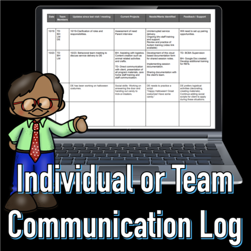 Individual or Team Communication Log (Keep track of meetings/projects)'s featured image