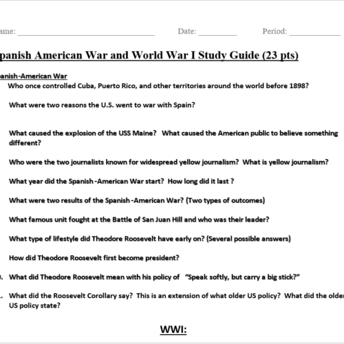 America Goes to War Study Guide's featured image