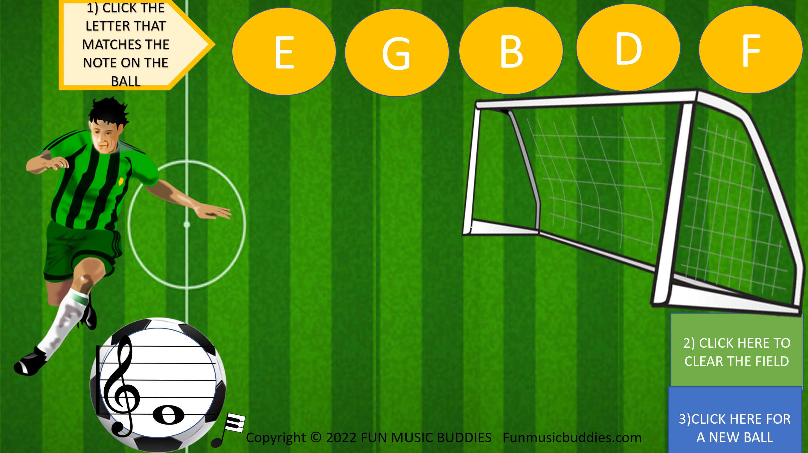 Soccer-Interactive Music Theory Digital Game