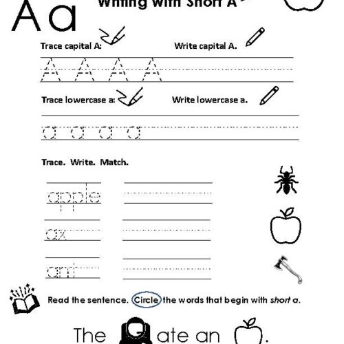 Letter Practice: Writing With Short A's featured image