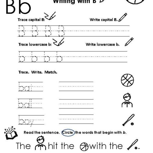 Letter Practice: Writing With B's featured image