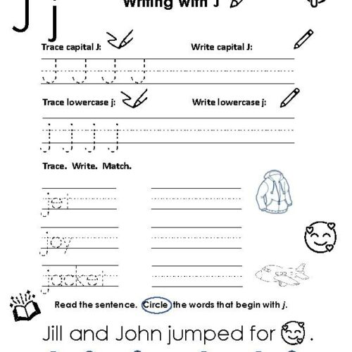 Letter Practice: Writing With J's featured image