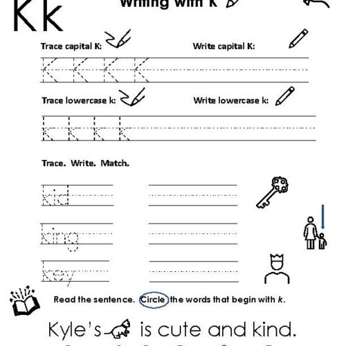 Letter Practice: Writing With K's featured image