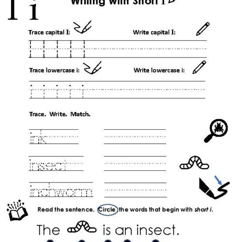 Letter Practice: Writing With Short I's featured image