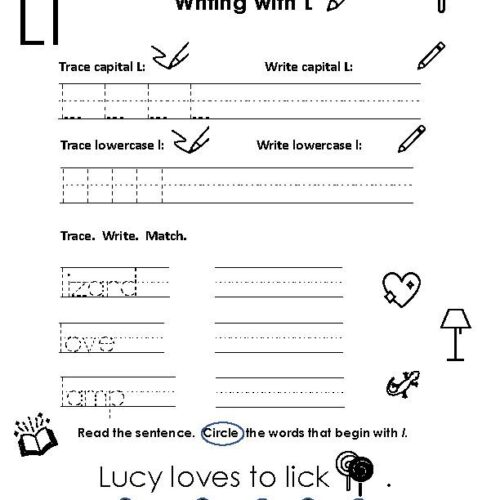 Letter Practice: Writing With L's featured image