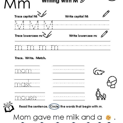 Letter Practice: Writing With M's featured image