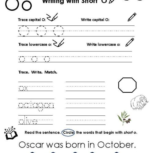 Letter Practice: Writing With Short O's featured image