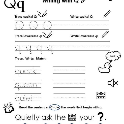 Letter Practice: Writing With Q's featured image
