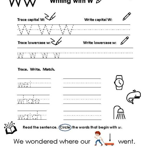Letter Practice: Writing With W's featured image
