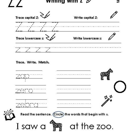 Letter Practice: Writing With Z's featured image