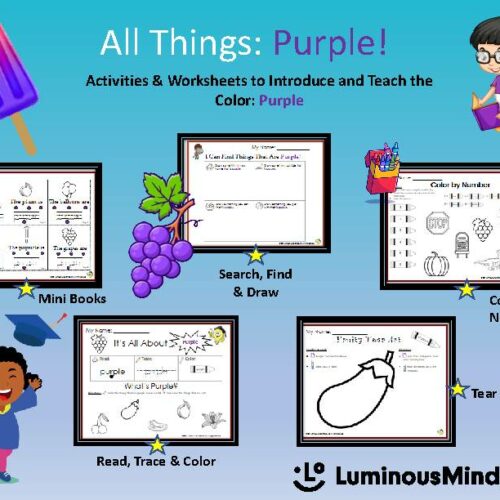 The Color Purple Activity Pack | Introduce and Teach the Color Purple's featured image