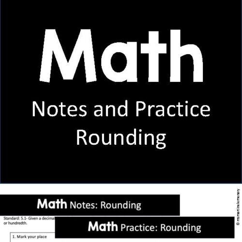 Notes and Practice: Rounding with Answer Key's featured image