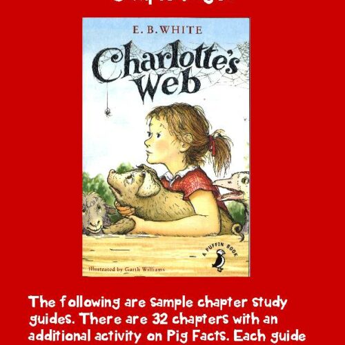 Charlotte's Web Chapter Worksheets CCSS Grades 2, 3, and 4.'s featured image