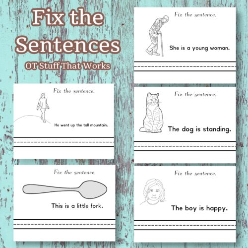 Fix the Sentences- Opposites/Antonyms with Pictures's featured image