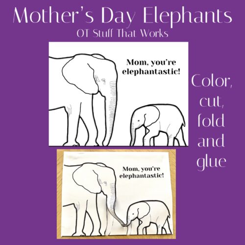 3D Art Mother’s Day, Mother Appreciation Craft (Elephants)'s featured image