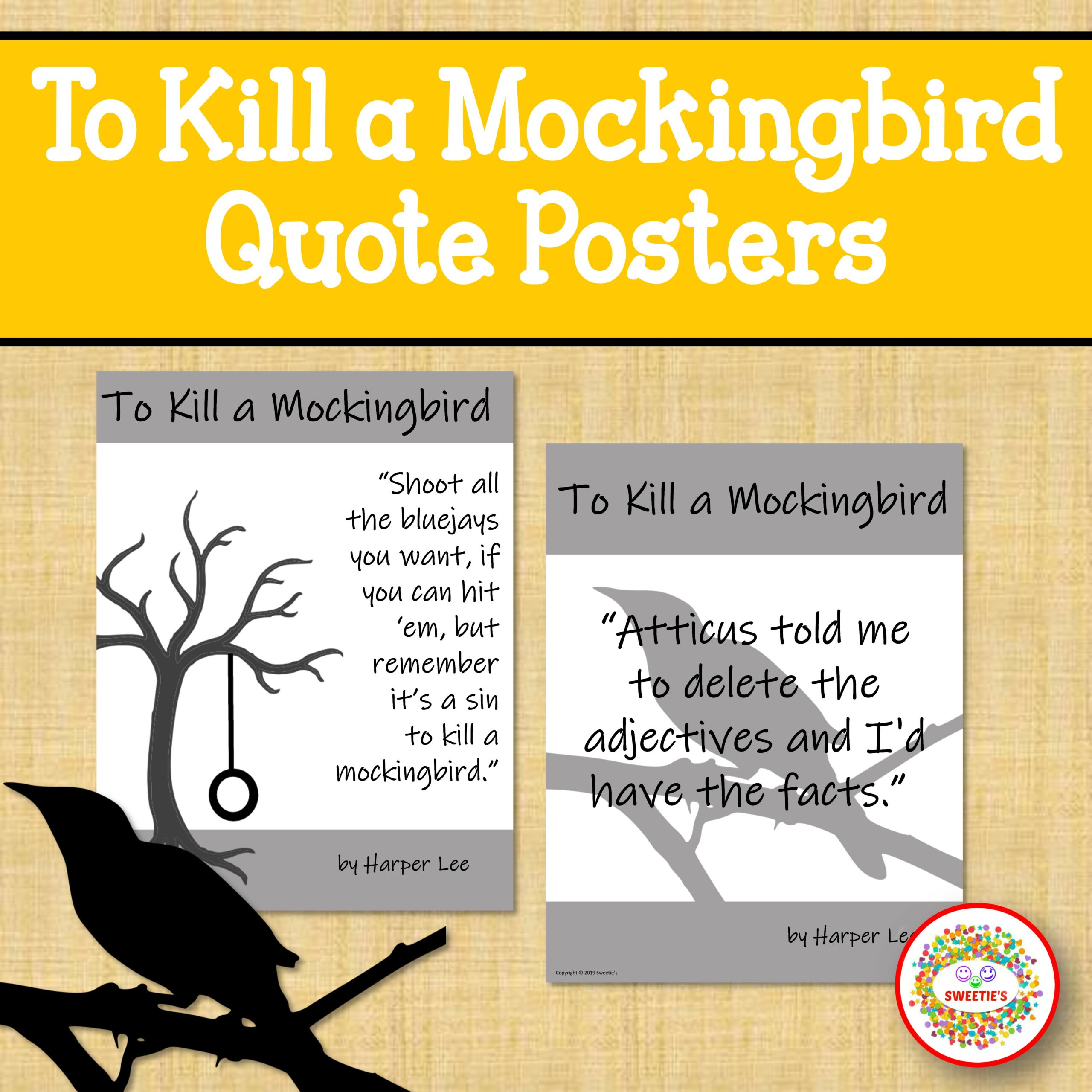 To Kill a Mockingbird Quote Posters
