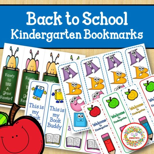 Back to School Bookmarks Kindergarten's featured image
