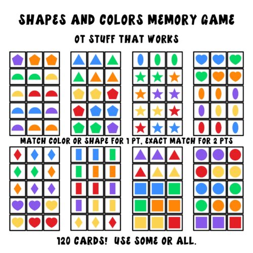 Shapes and Colors Memory Game's featured image