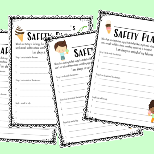 Student Safety Plan, Emotional/ Behavioral Support, Ice Cream Themed's featured image