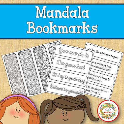 Mandala Bookmarks Inspirational Quotes's featured image