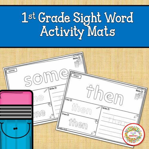 1st Grade Sight Word Activity Mats | Fine Motor Skills's featured image