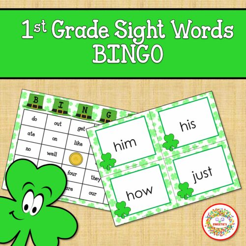 1st Grade Sight Words Bingo Shamrocks's featured image
