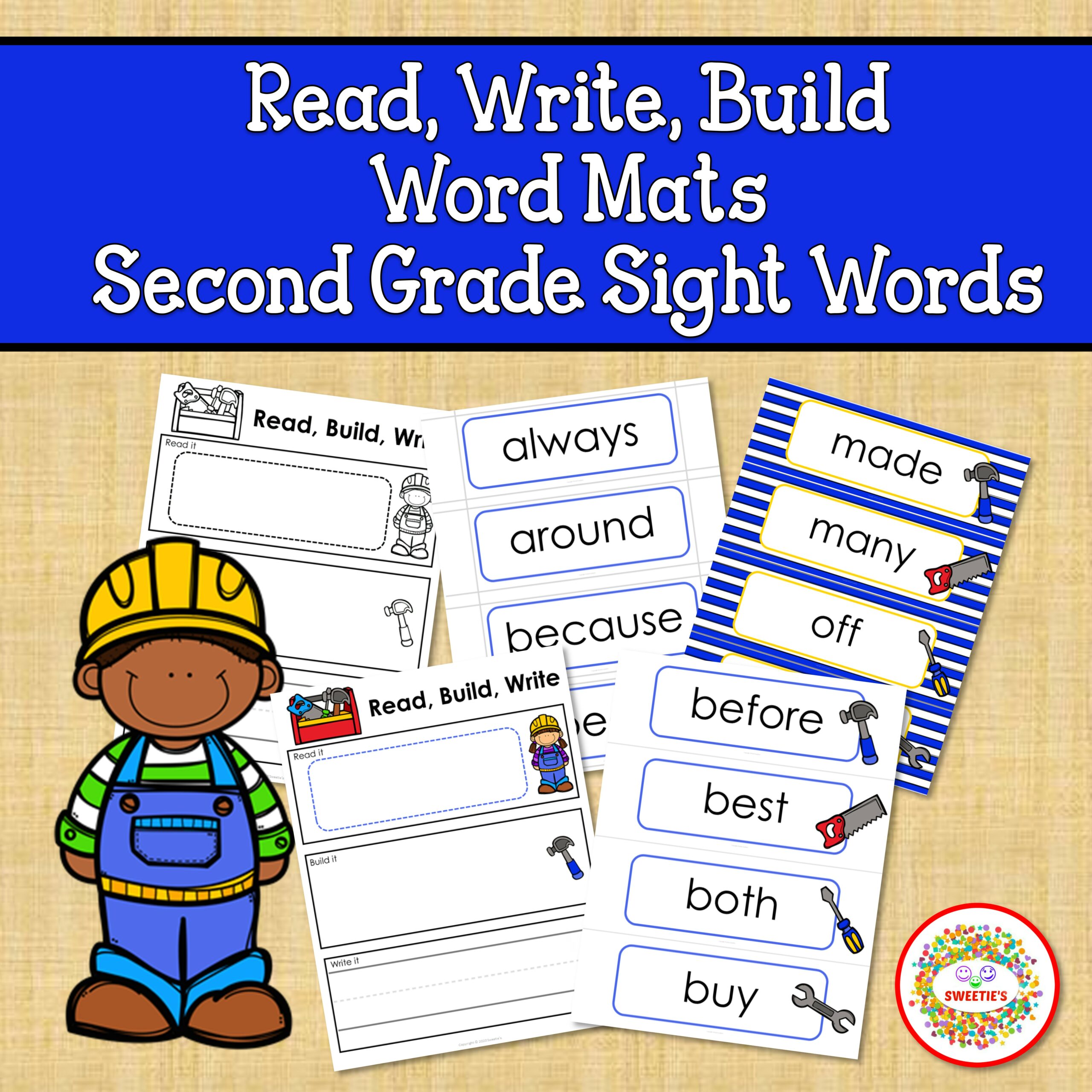 Sight Words Activities Read Build Write Second Grade Sight Words