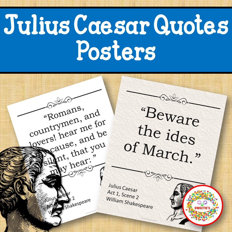 Julius Caesar Quotes Posters