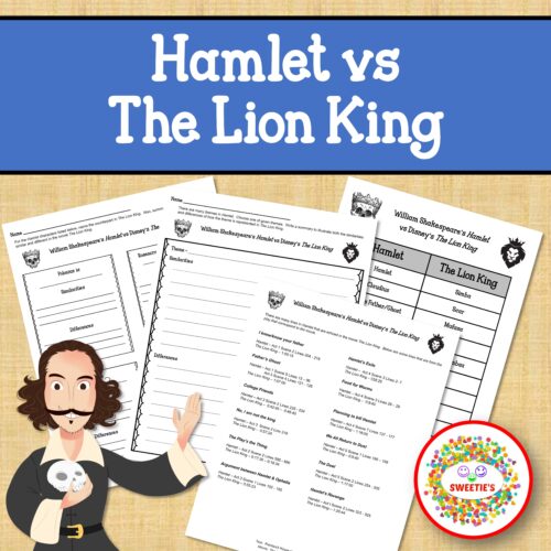Hamlet and The Lion King Comparison Contrast Activities's featured image