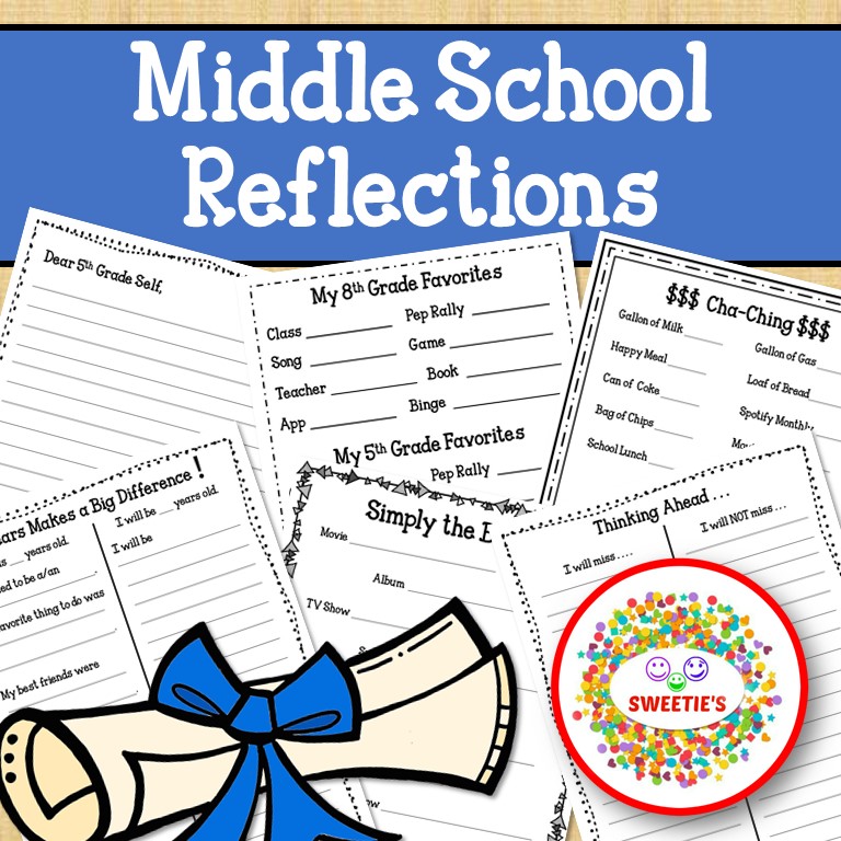 Middle School End of the Year Writing Activity