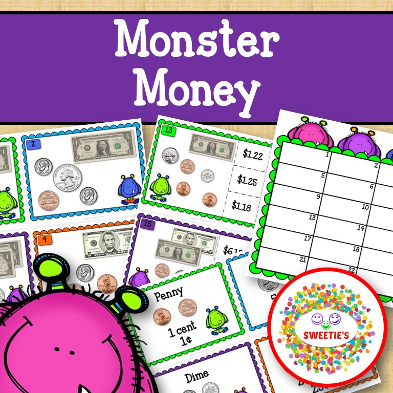 Money Task Cards - Bills and Coins