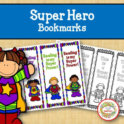 Superhero Bookmarks's featured image