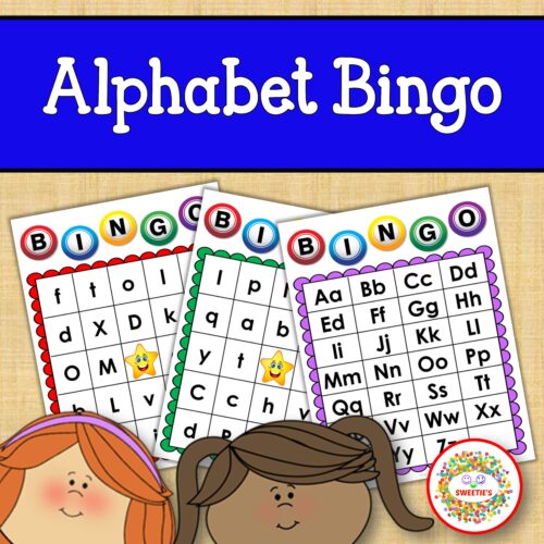 Alphabet Bingo Uppercase and Lowercase Letters - Classful