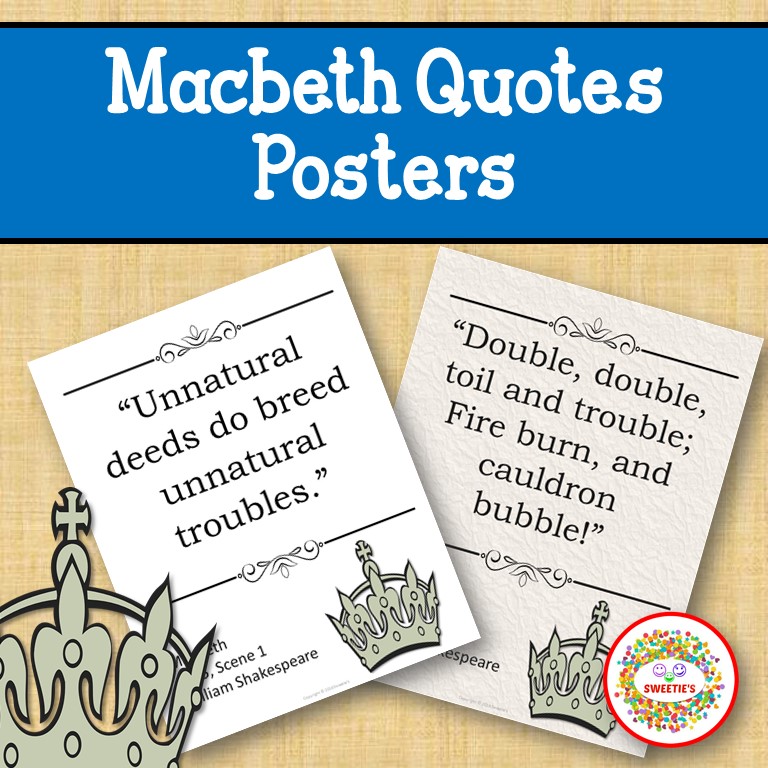 Macbeth Quotes Posters